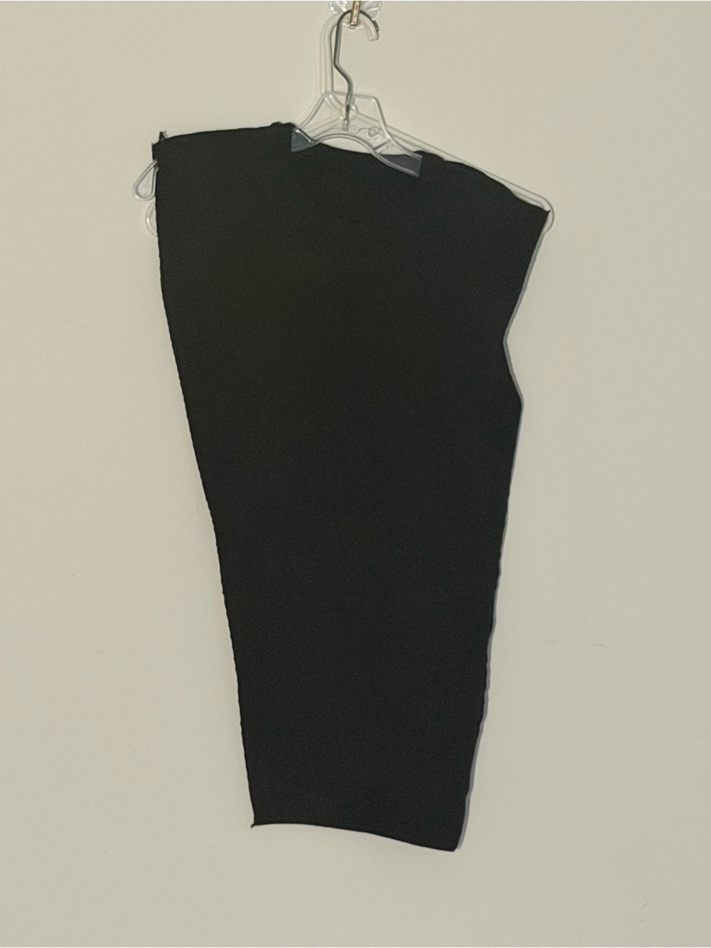 Black Asymmetrical Draped Open-Side Sleeveless Longline Tunic Vest 76 CM - Picture 3 of 8